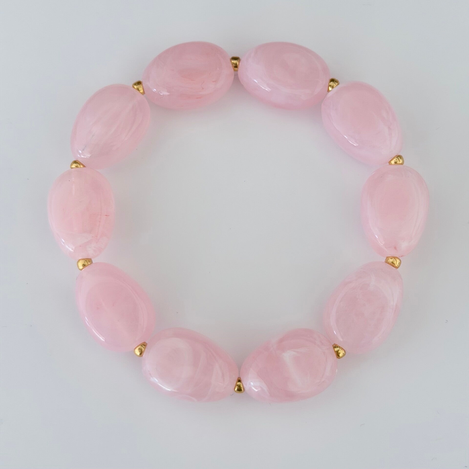 Armband pastel roze