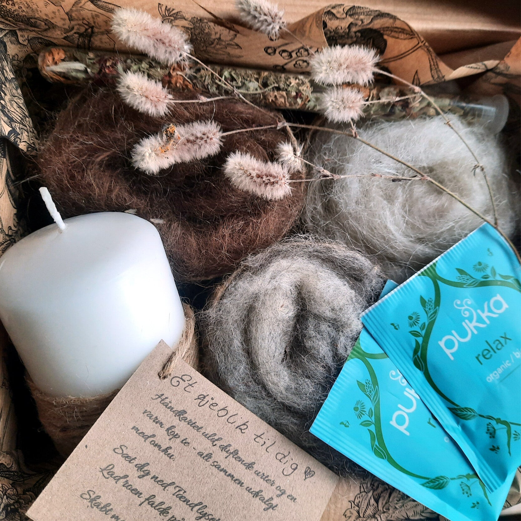 Gaveæske "Ro i Mosen" – Nordisk Efterårshygge til lange aftener