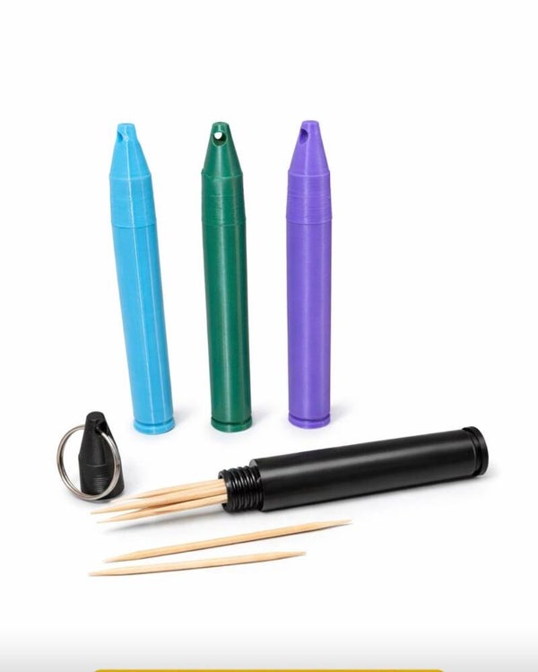 Zahnstocher-Anhänger mit Schlüsselring