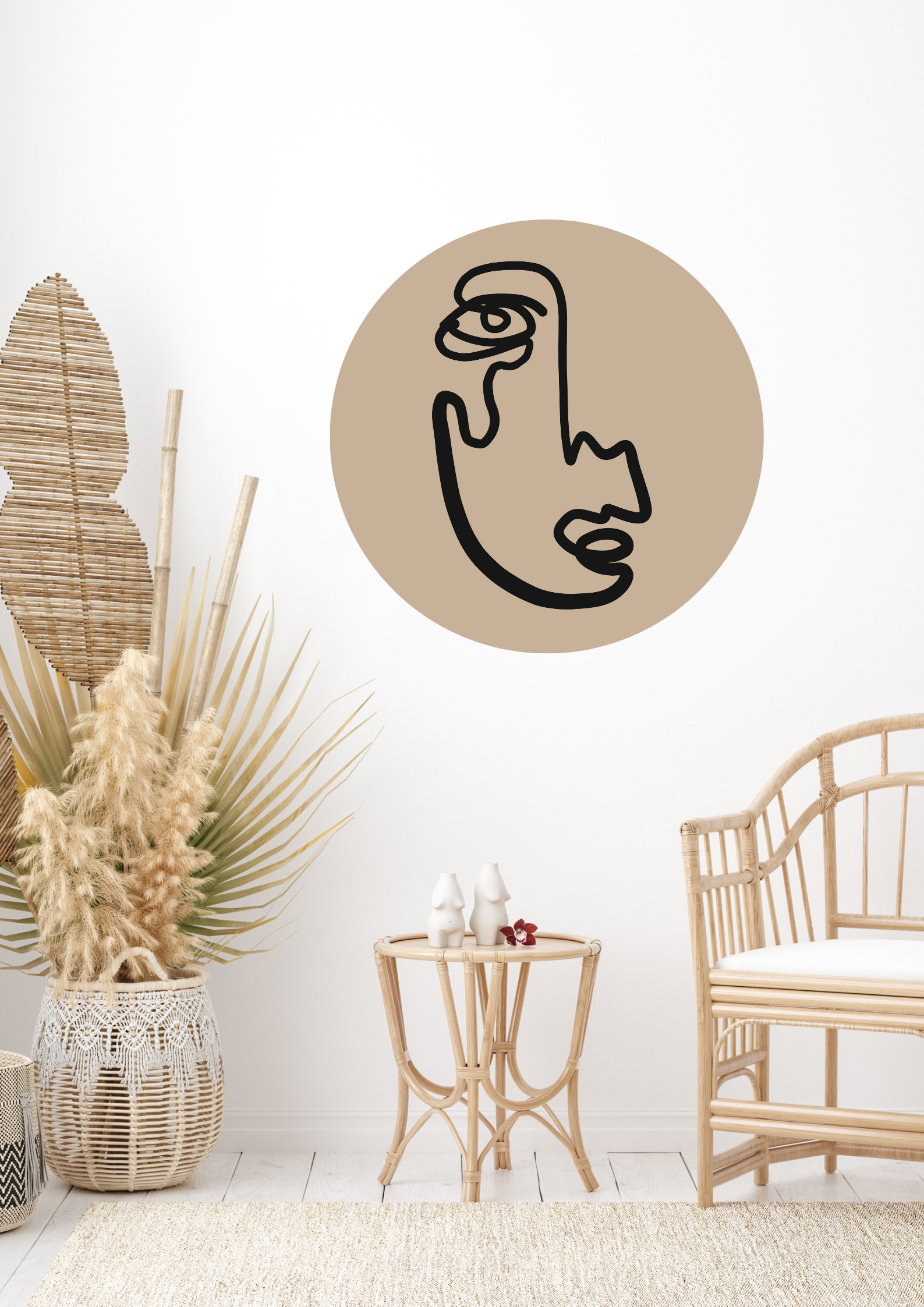 Muurcirkel - Binnen & buiten - Topeng | BALI. Lifestyle