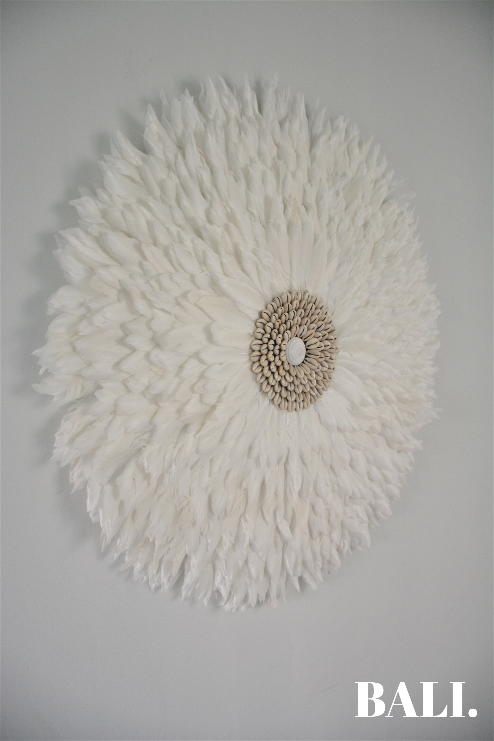 Veren wandbord XXL - Wit