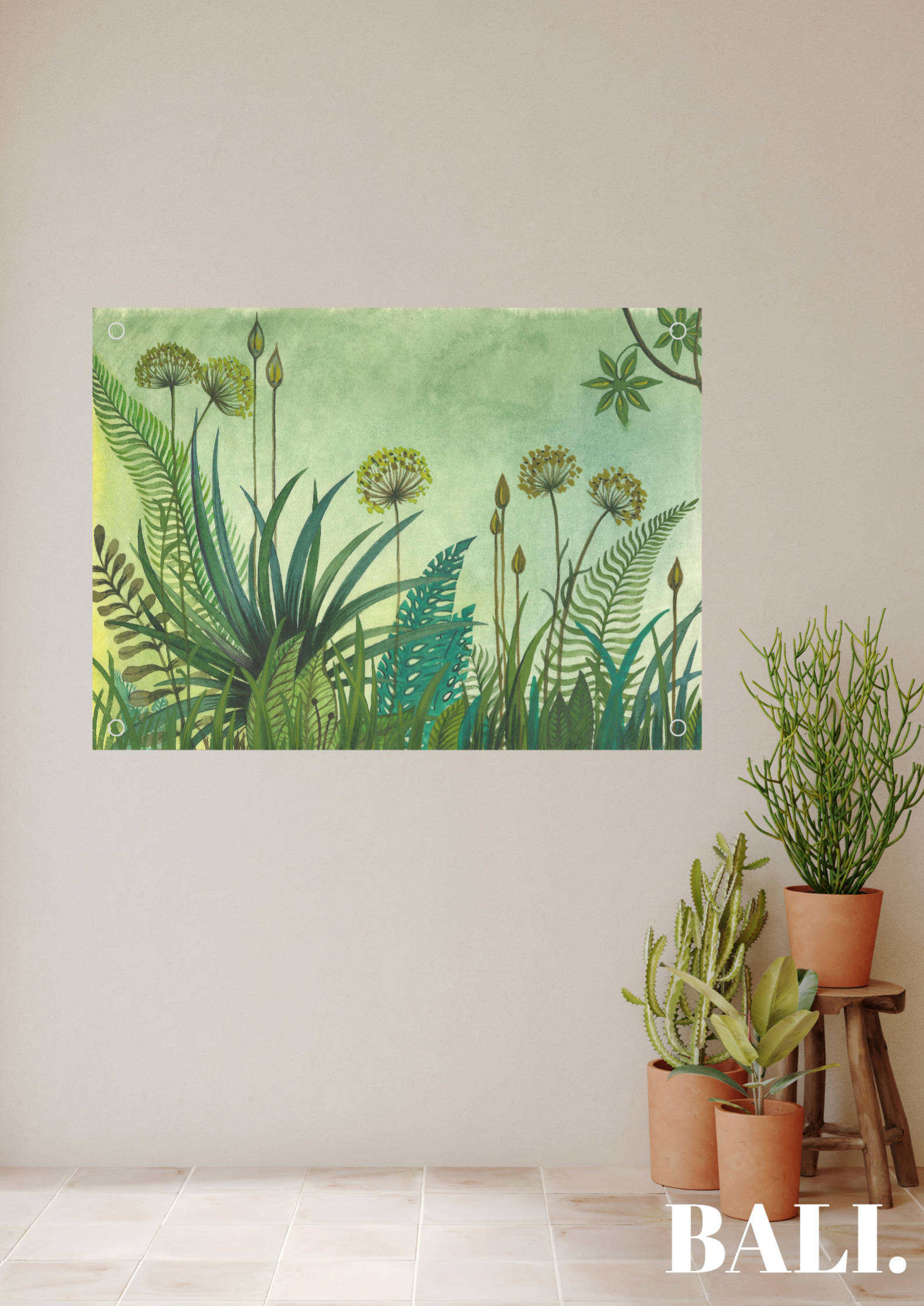 Tuinposter Botanic Green