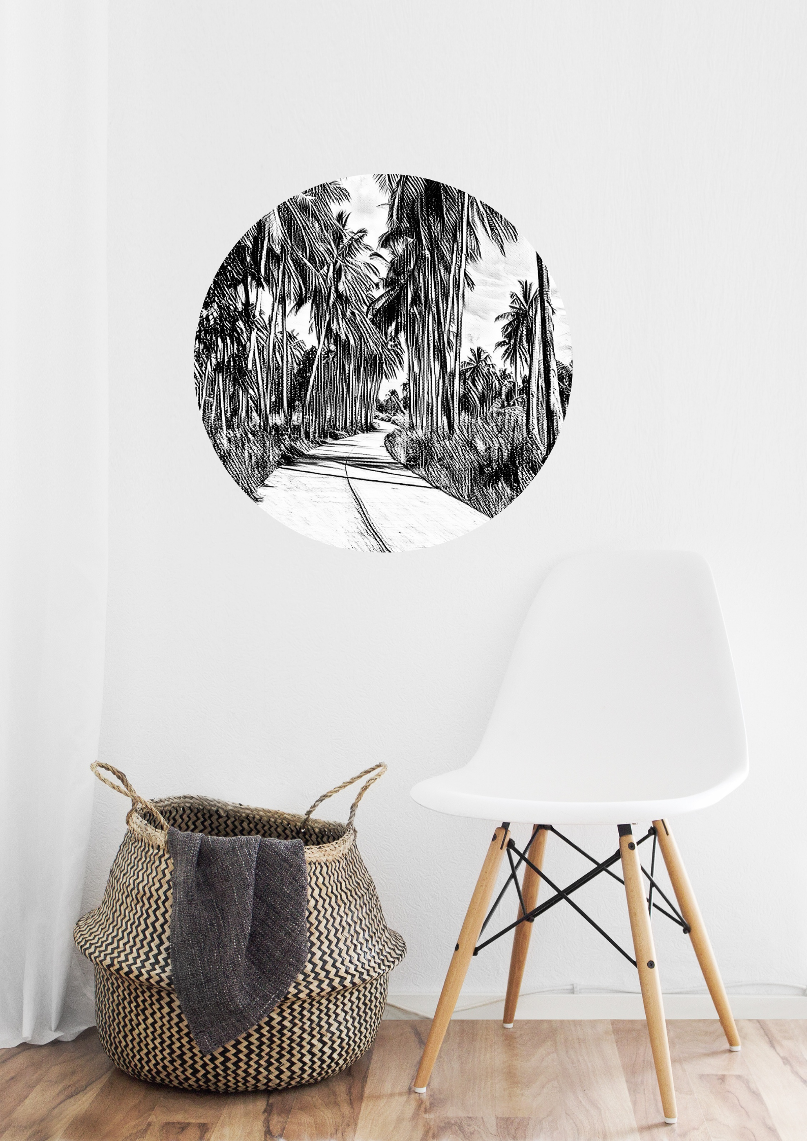 Muurcirkel - Binnen & buiten - Palmtree Road  | BALI. Lifestyle