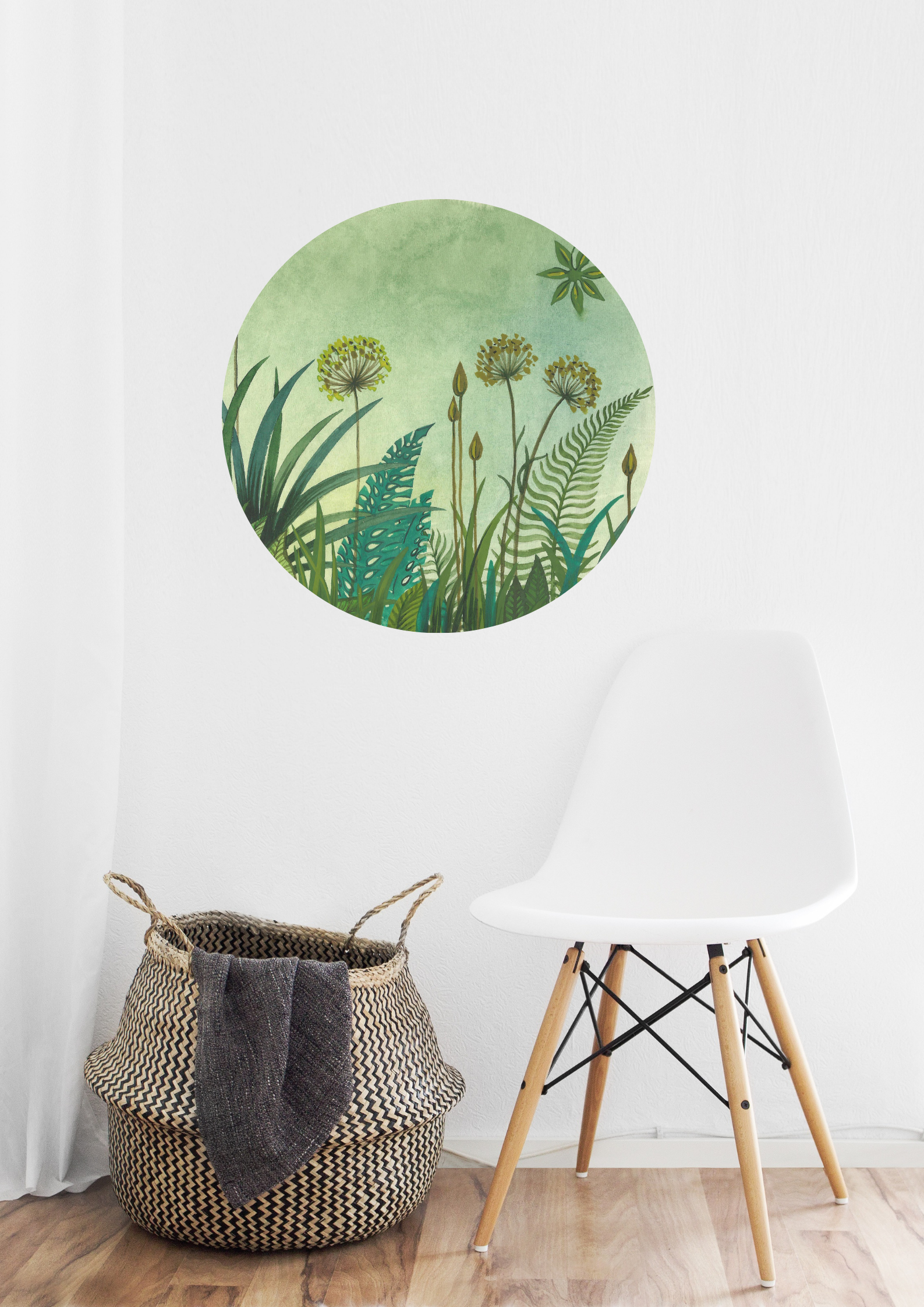 Muurcirkel - Binnen & buiten - Botanic Green | BALI. Lifestyle