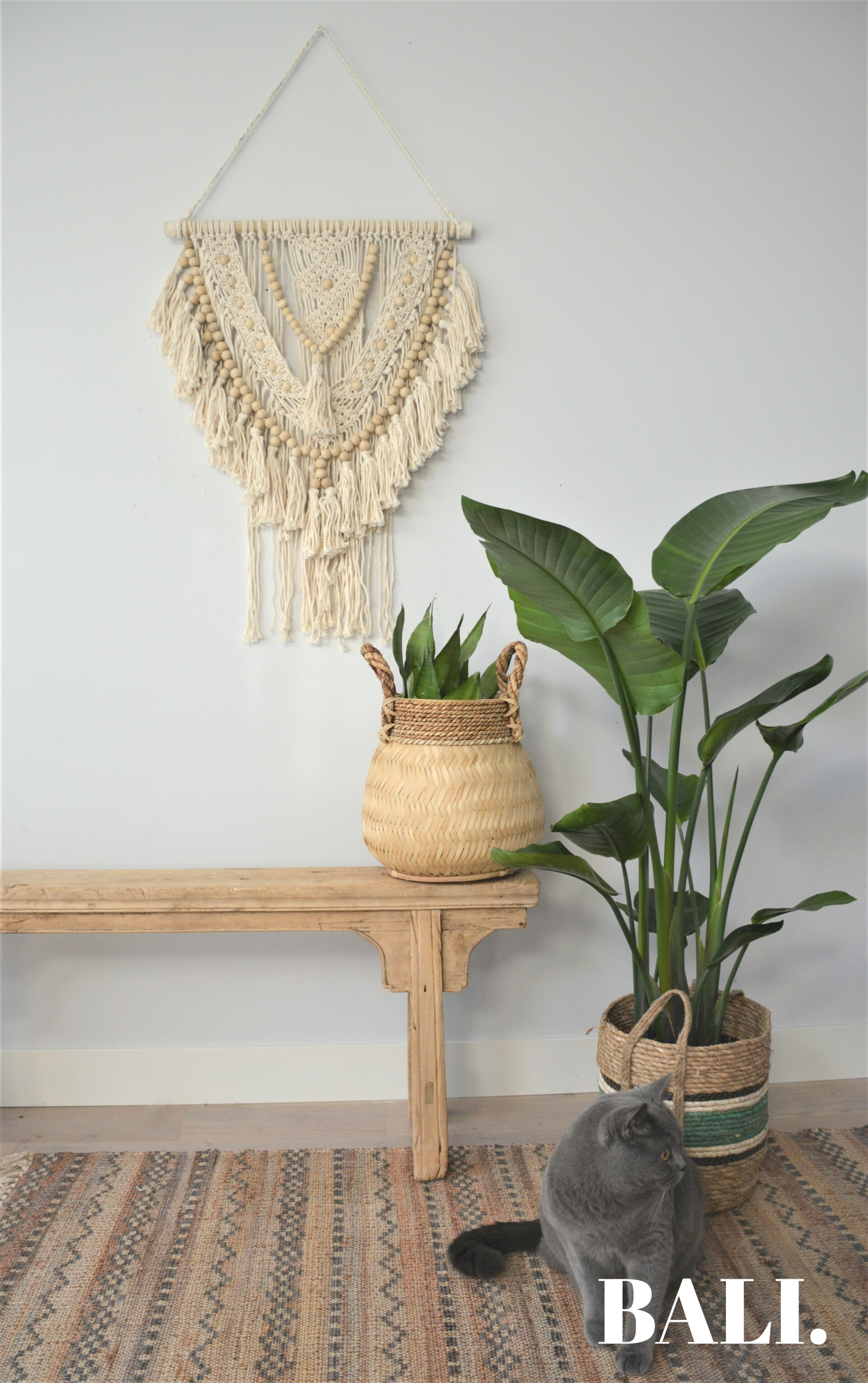 Macramé kralen XL | naturel