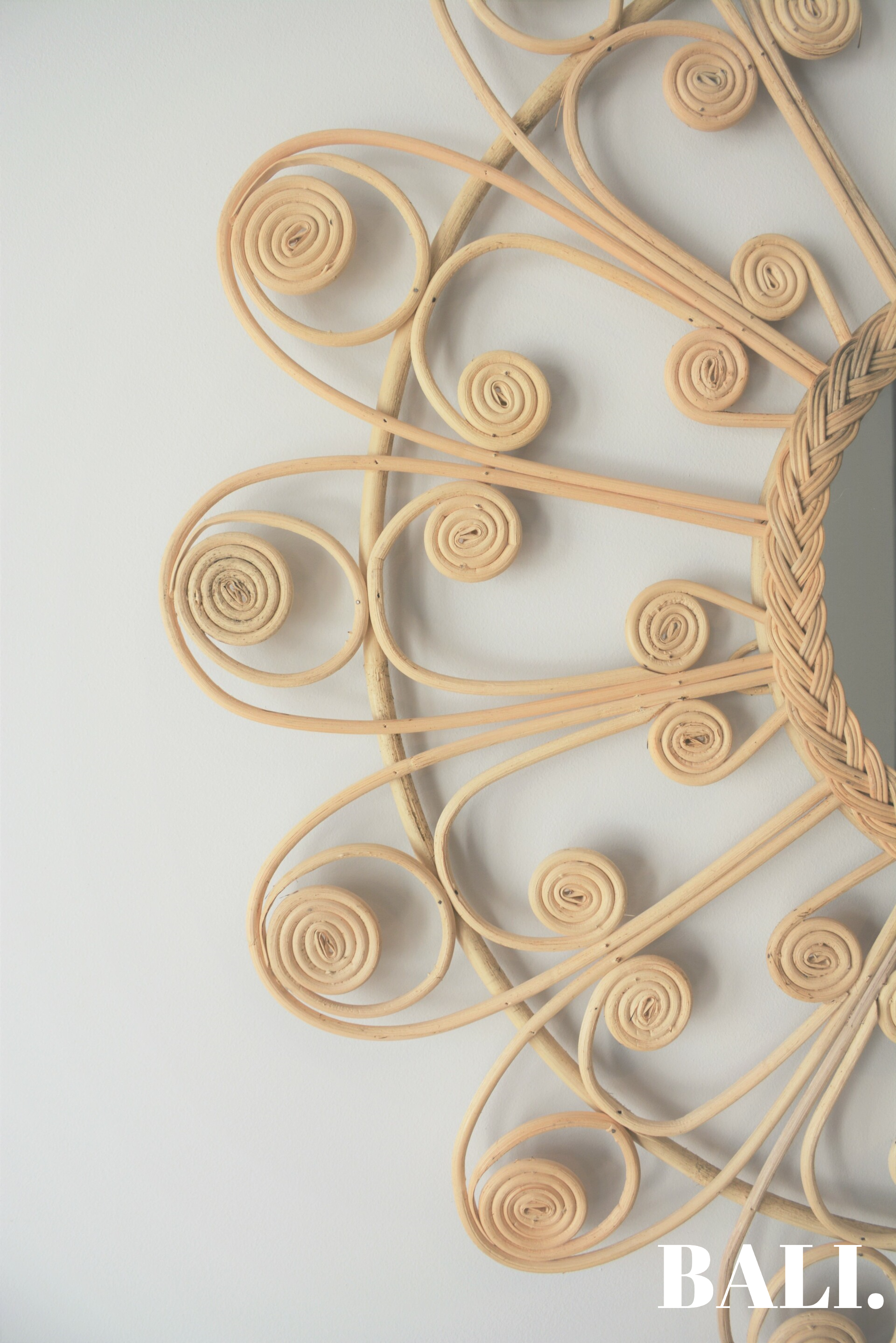 Rotan Spiegel XL 90 cm |  Pantai | HAND MADE