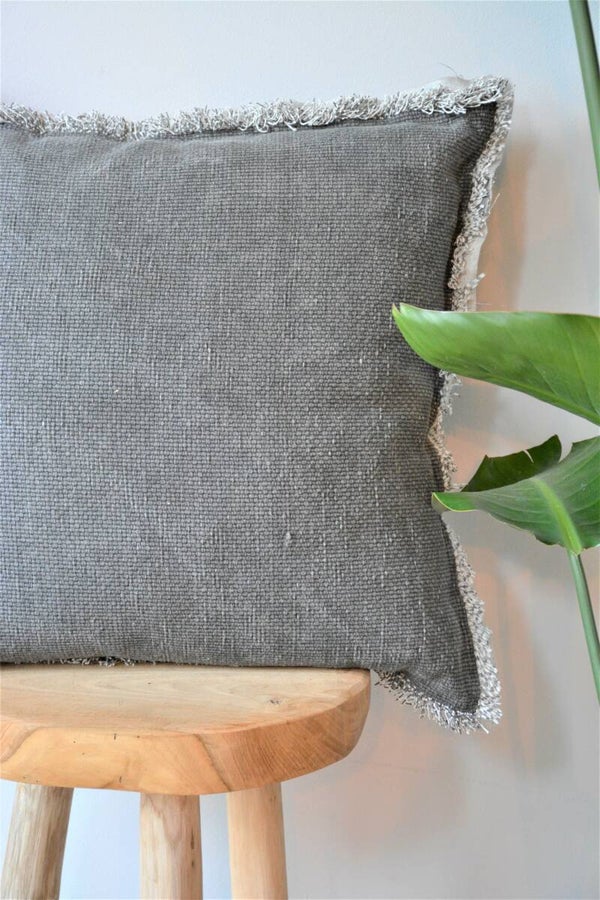 Kussen - donker grijs (47x47)