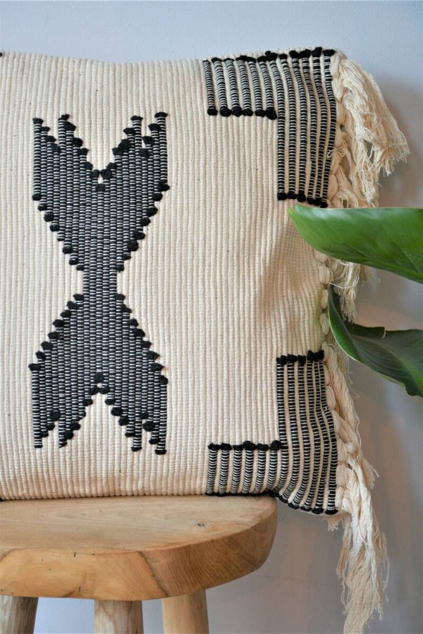 Kussen - zwart wit (40x40)