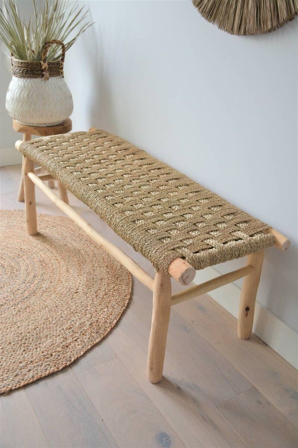 Gevlochten bankje | Hand Made | Alam