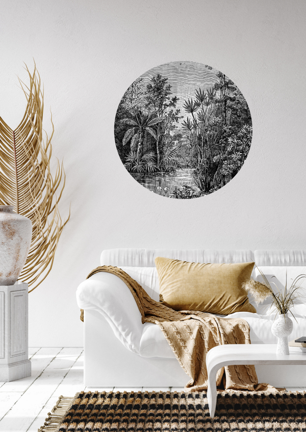 Muurcirkel - Binnen & buiten - Botanic Jungle | BALI. Lifestyle