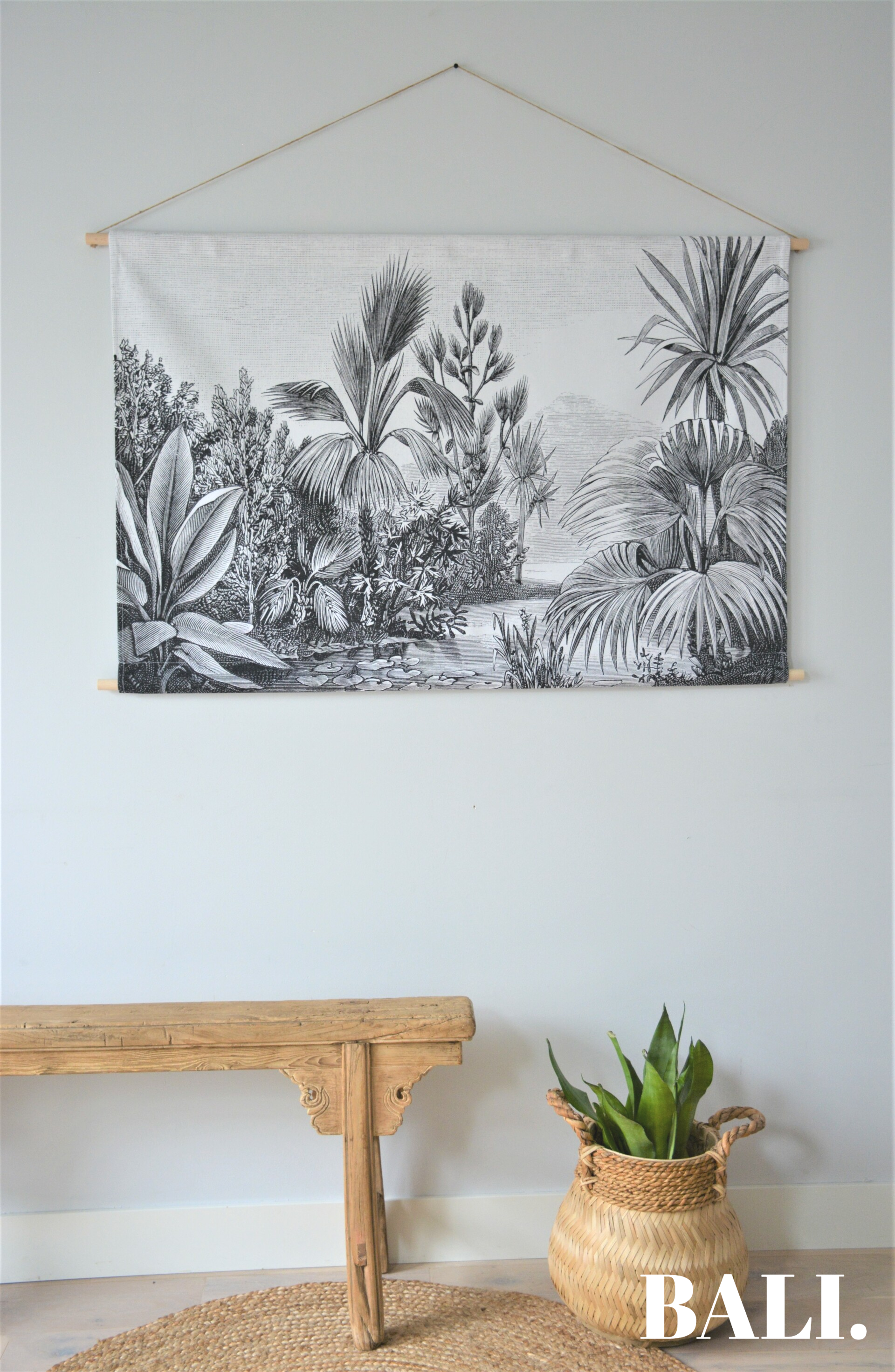 Wandkleed | Jungle Volcano