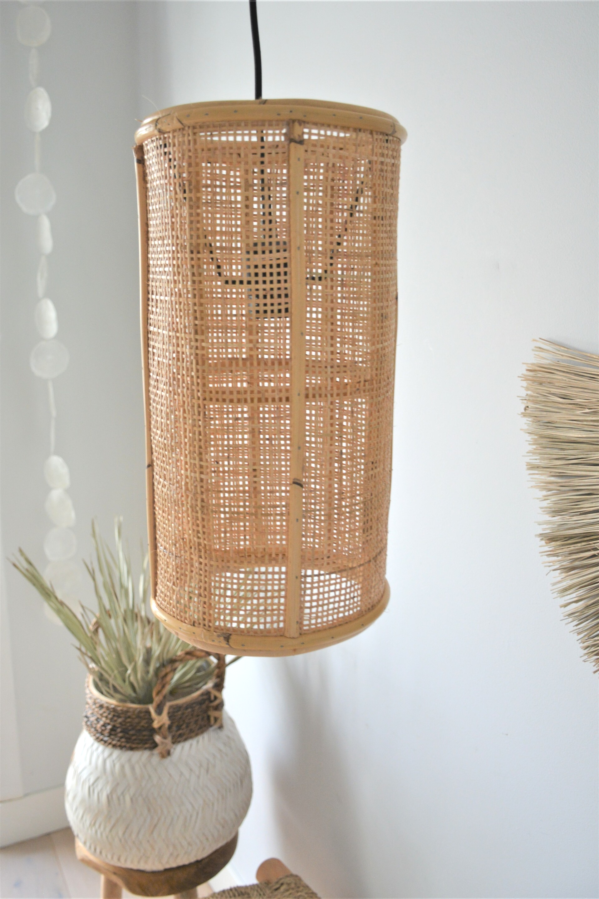 Rotan hanglamp | Naturel