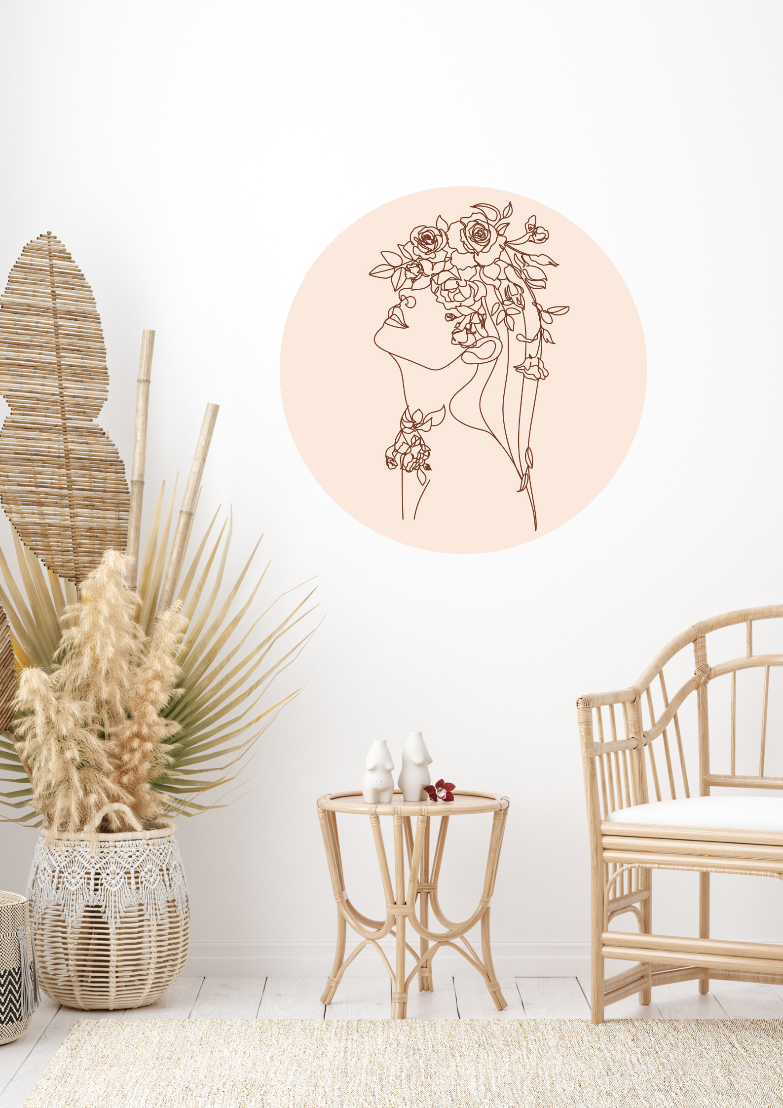 Muurcirkel - Binnen & buiten - Bunga | BALI. Lifestyle