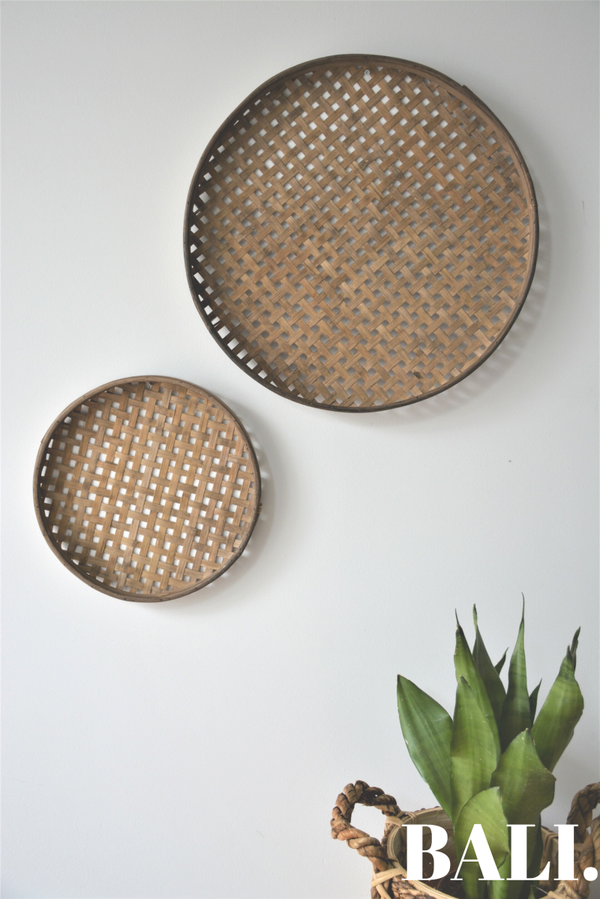 Bamboe wanddecoratie - Naturel