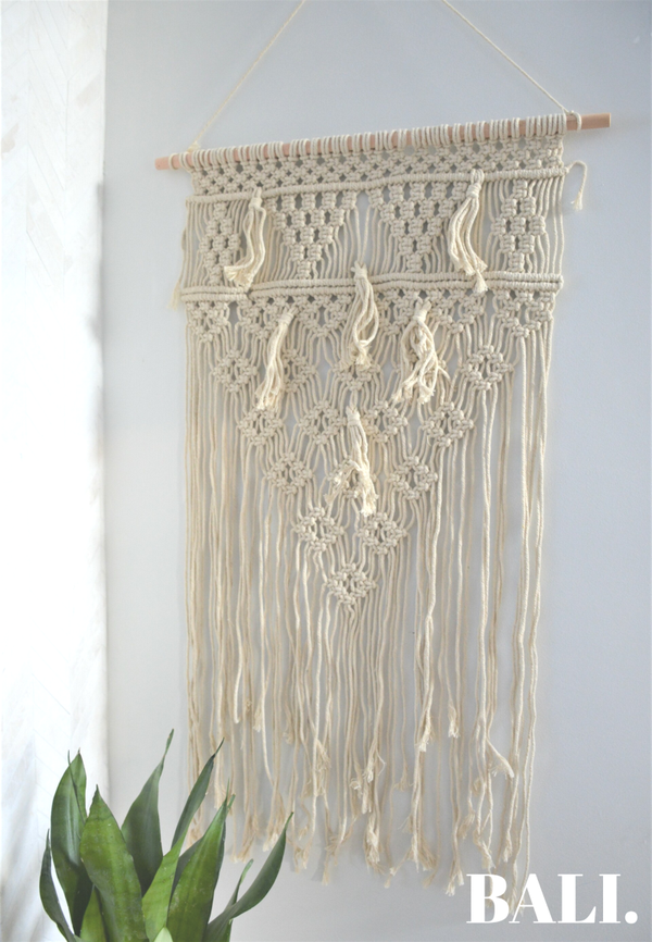 Macramé XL | naturel (90x55)