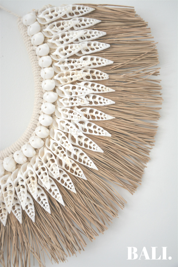 Zeegras Hanger met Schelpen (45x35)