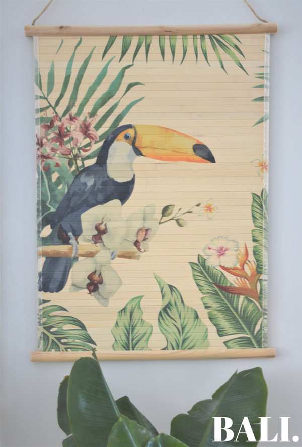 Houten Tucan wandhanger
