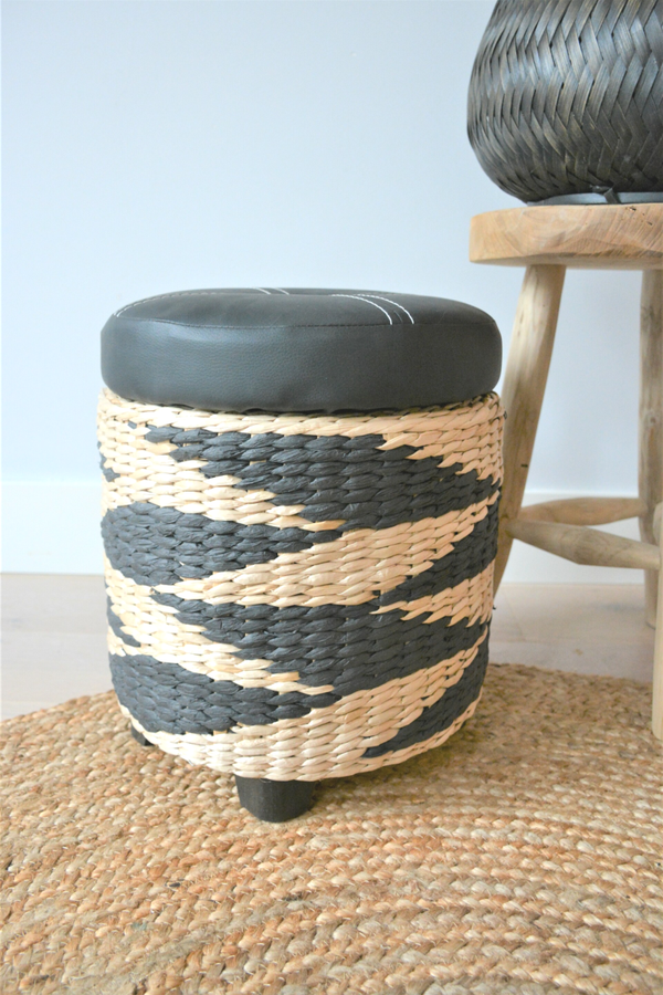 Poef incl. opbergruimte | Hitam