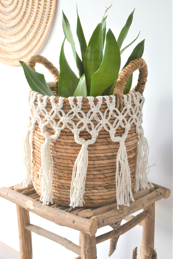 Mand Macramé | Putih