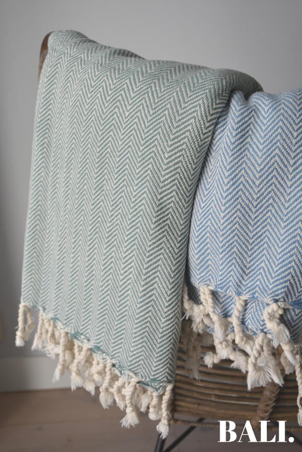 Strand laken / Hammam doek - groen (100x180)