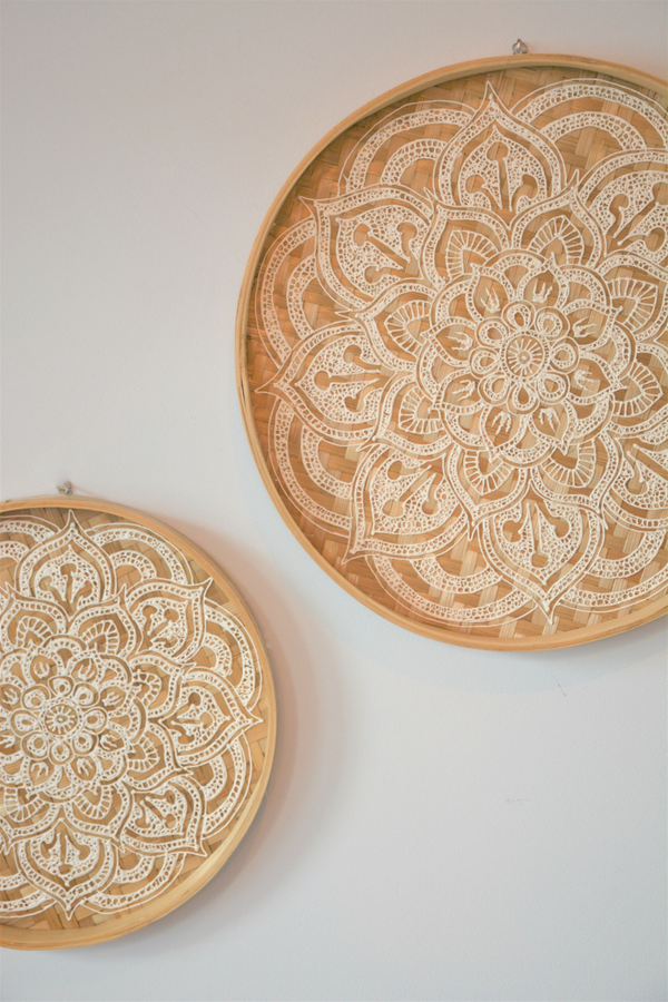 Bamboe wanddecoratie - HAND MADE