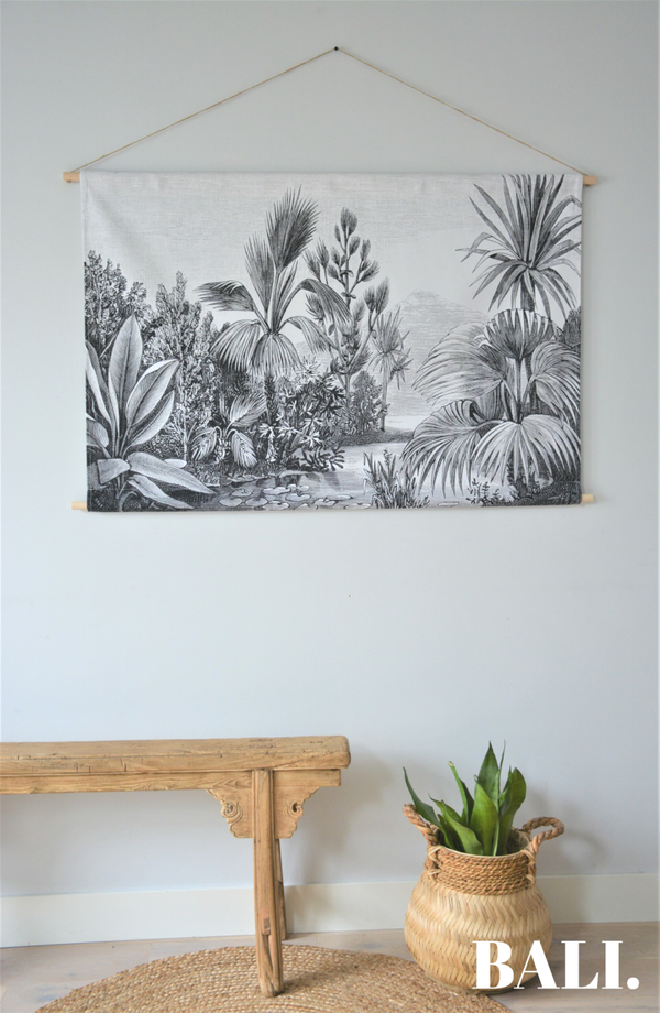 Wandkleed | Jungle Volcano