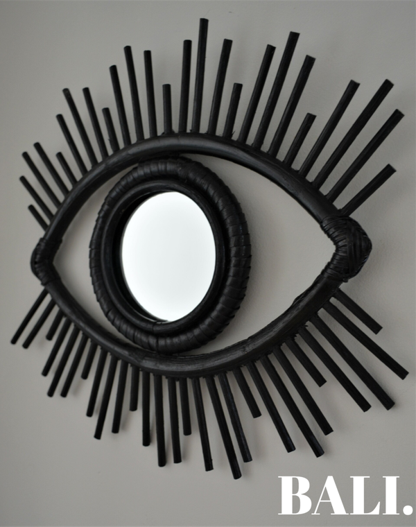 Rotan spiegel - Black Eye
