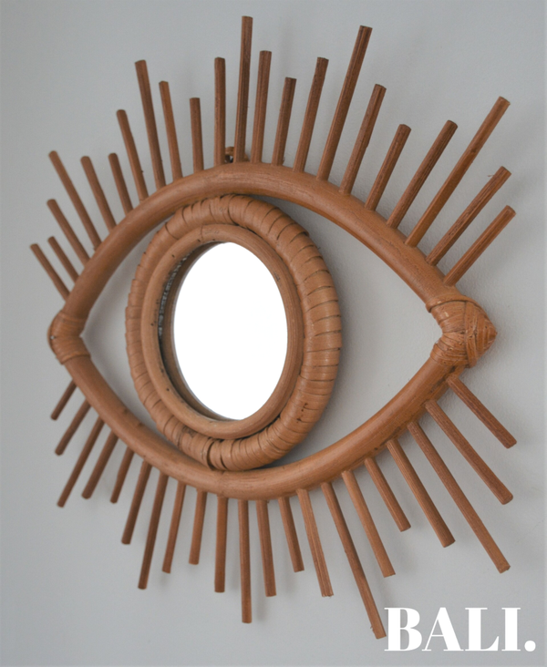 Rotan spiegel - Naturel Eye