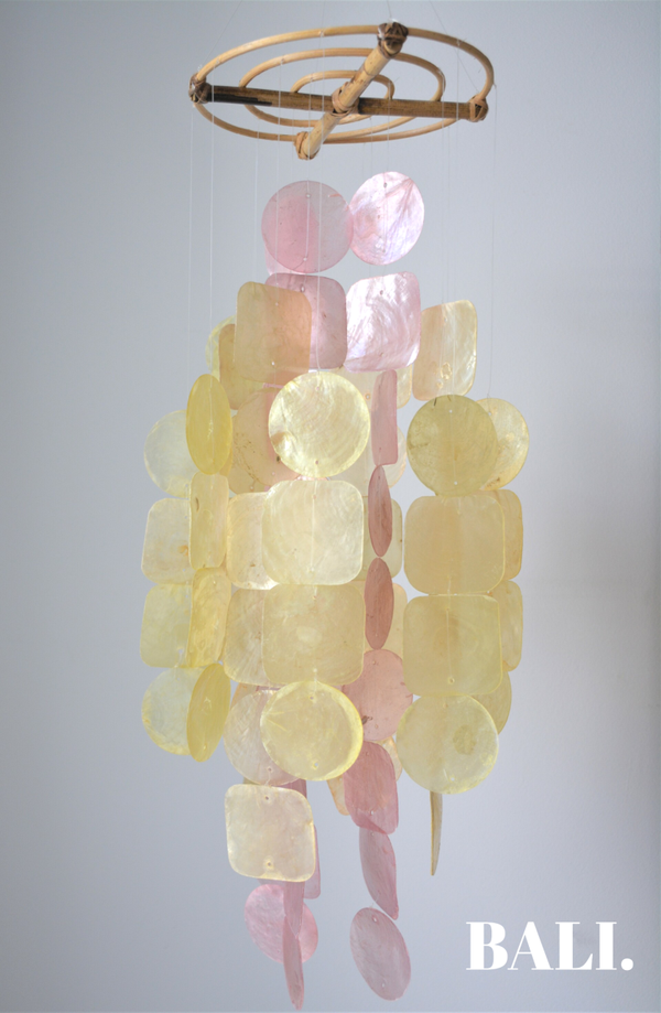 Schelpenhanger | goud roze