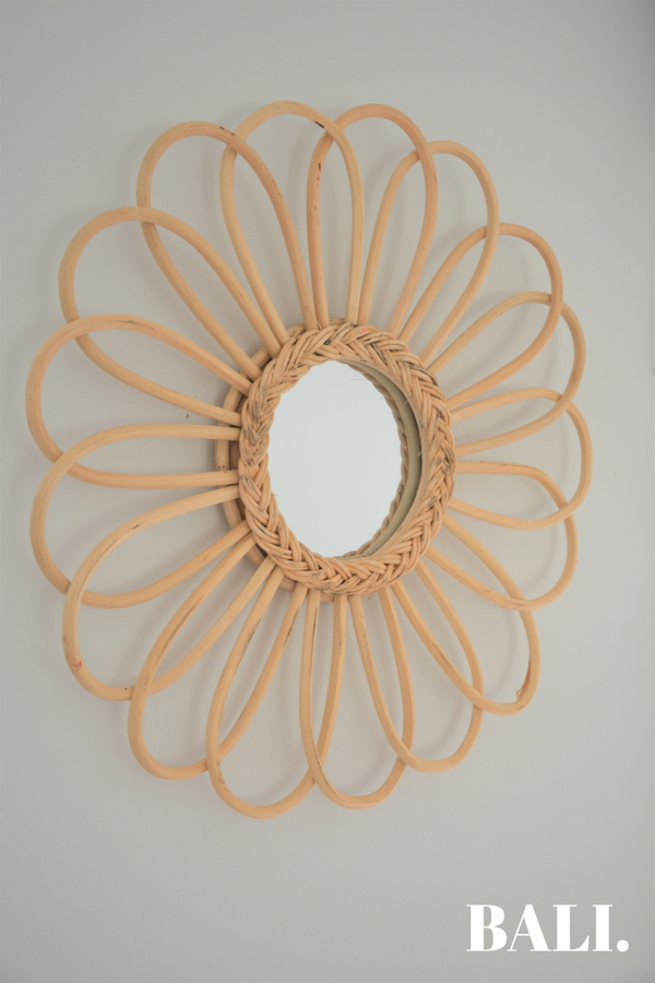 Rotan Spiegel | Pantai (40cm)