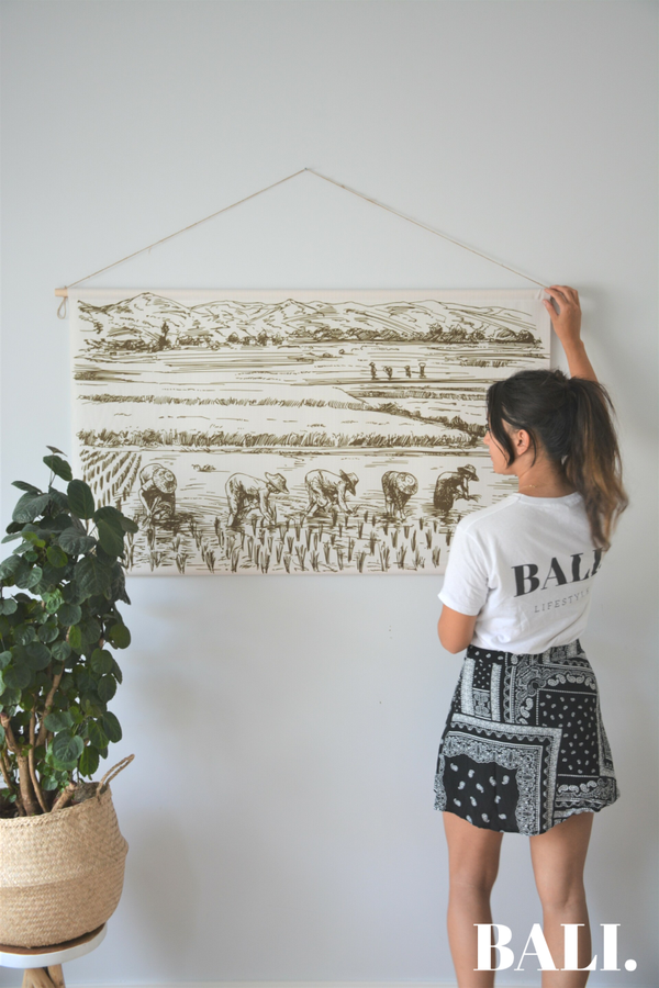 Wandkleed | The Ricefields