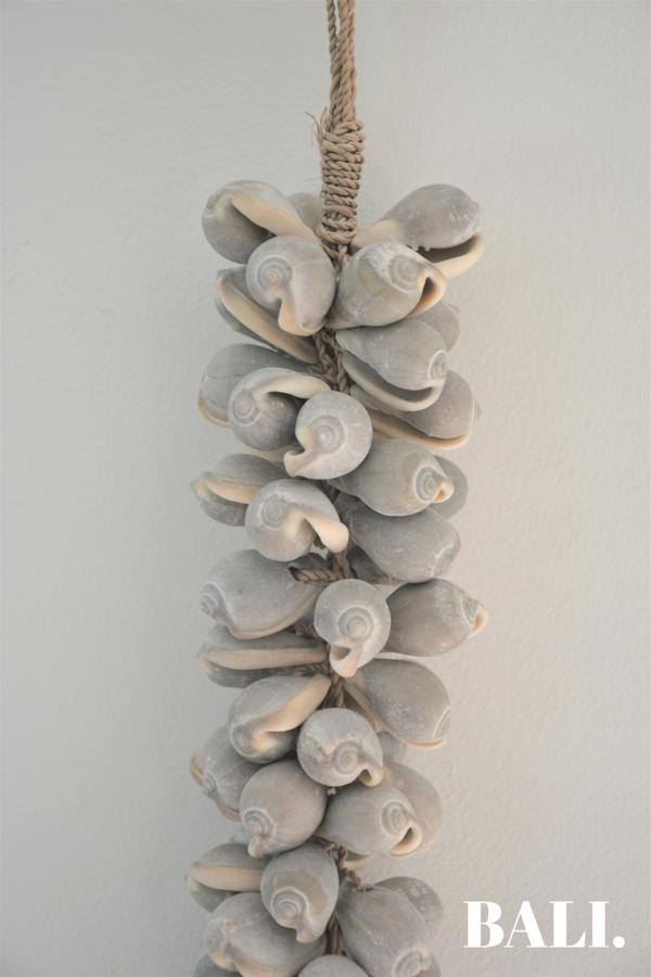 Schelpenketting | grijs