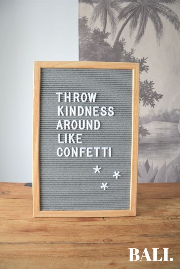 Letterbord | grijs (45x30)