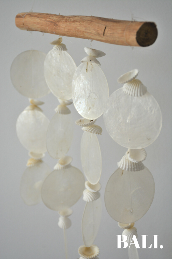 Schelpen hanger hout (20x30)