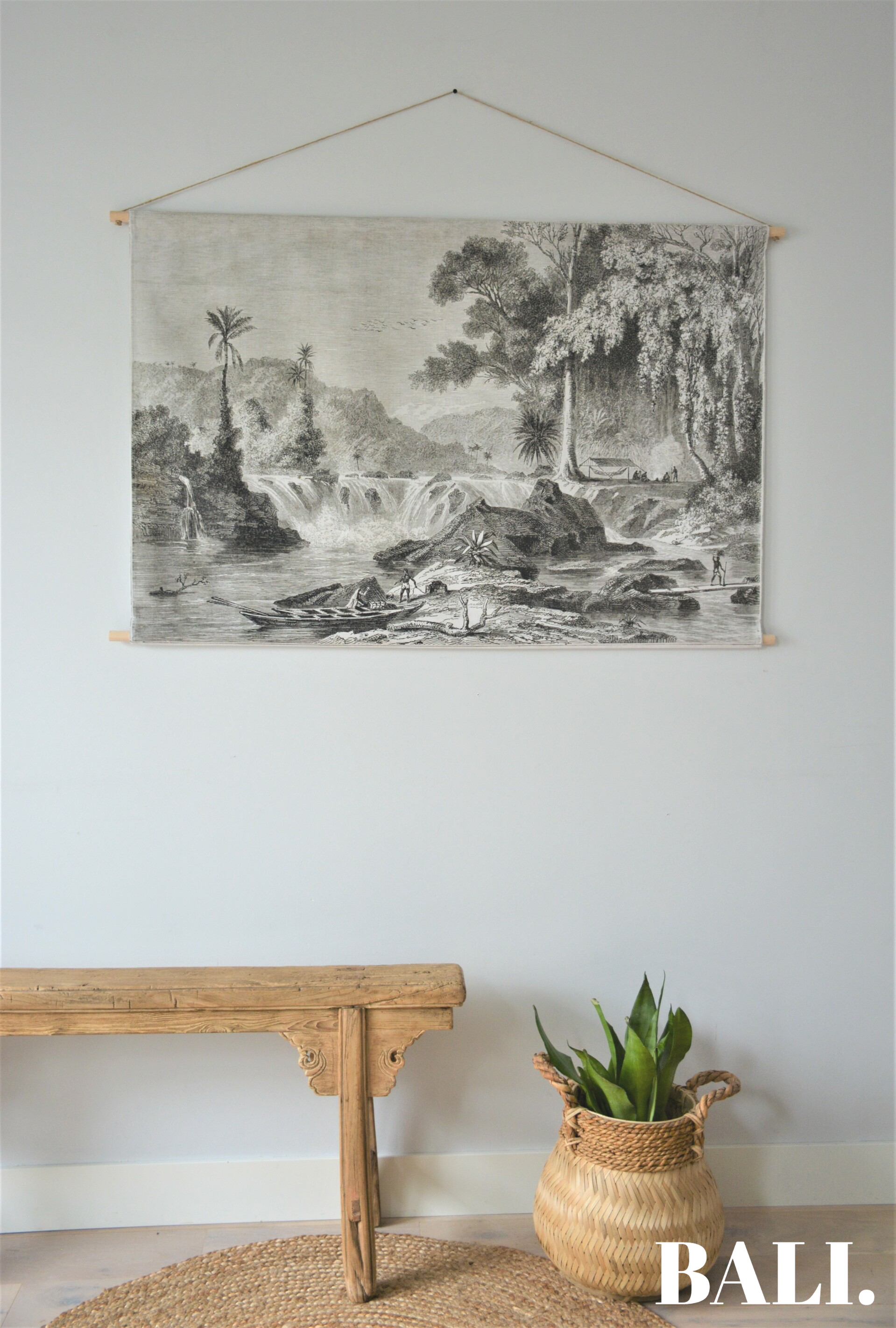 Wandkleed | Jungle Waterfall