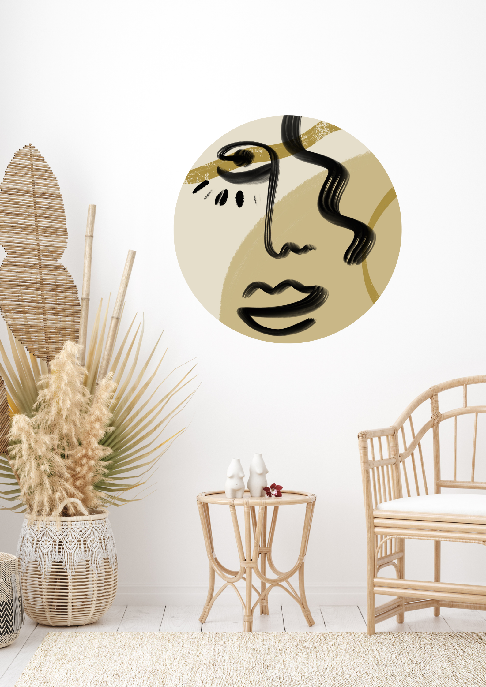 Muurcirkel - Binnen & buiten - Wajah | BALI. Lifestyle