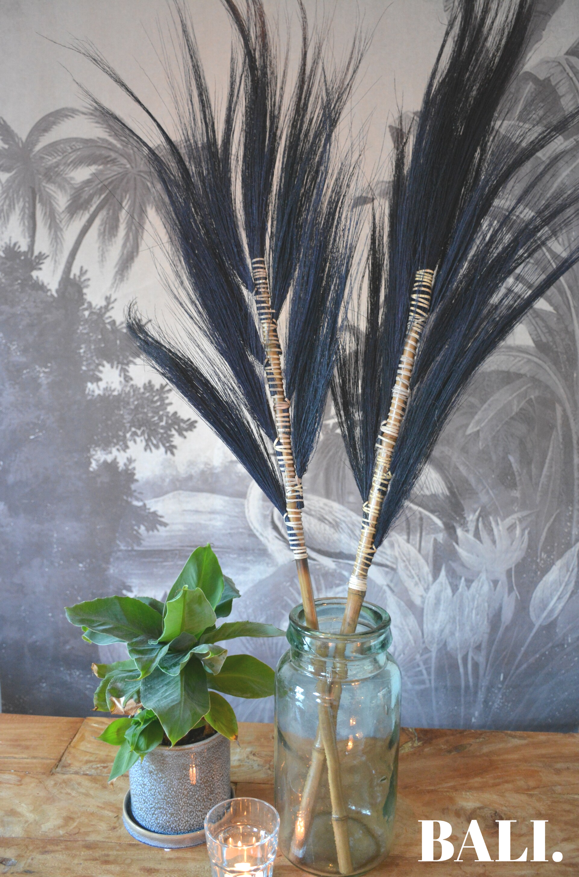 Bali Flair | zwart/blauw (2 stuks)