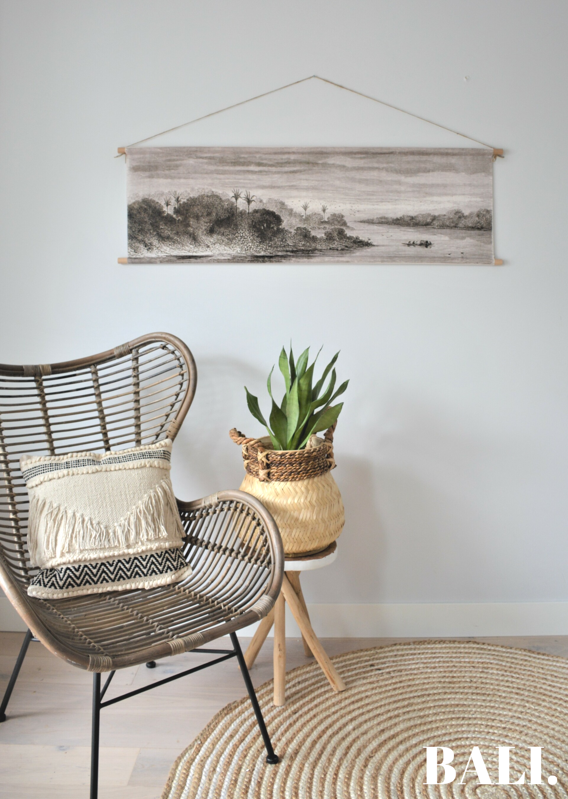 Wandkleed | Jungle River