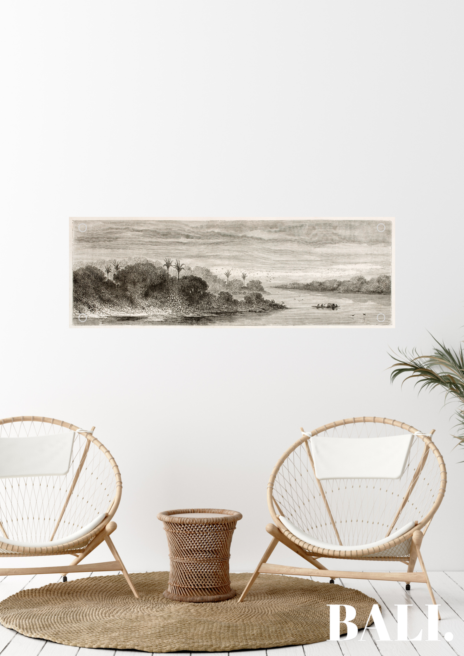 Tuinposter Jungle River