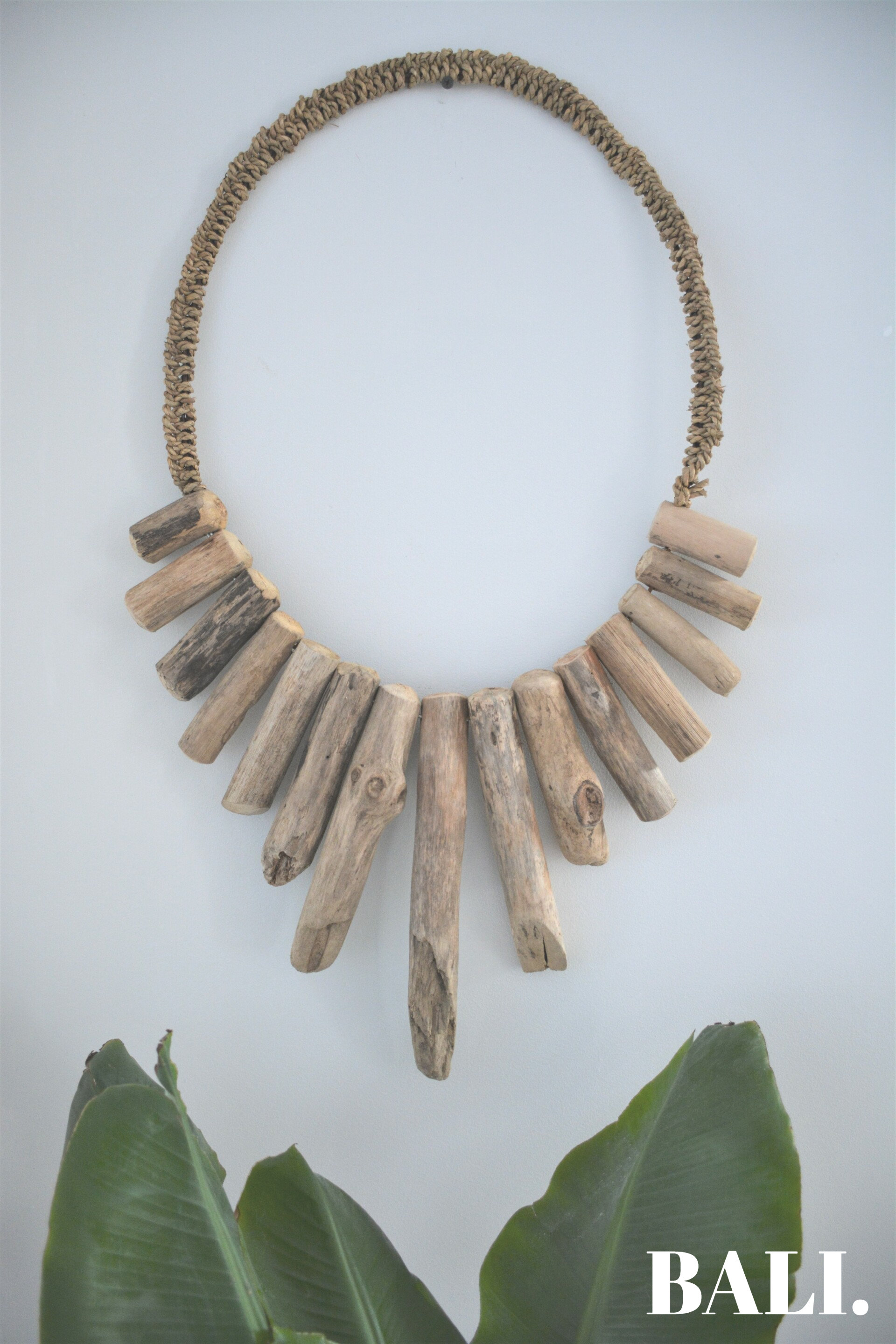 Houten Bali Wandhanger | Naturel | (42x65)