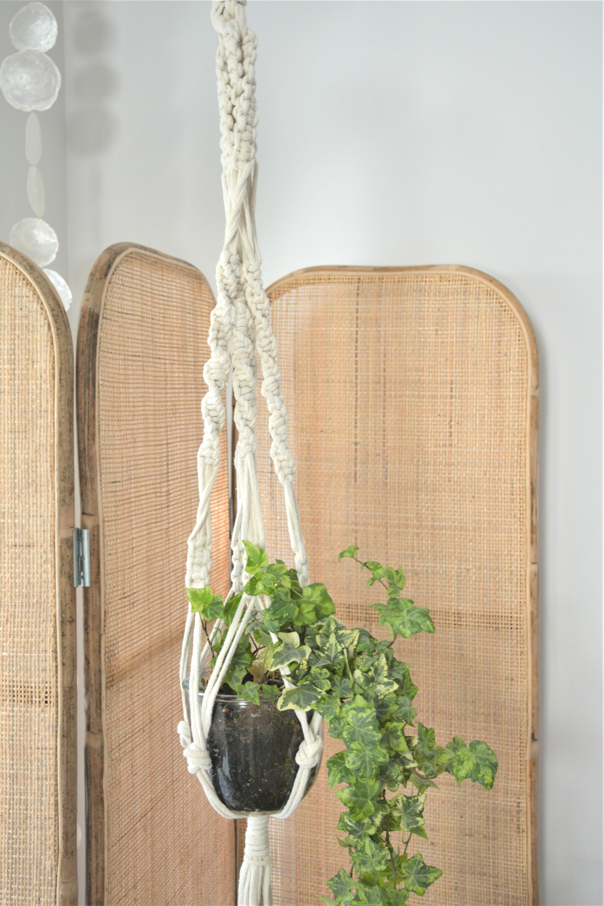 Macramé Hangnet voor planten