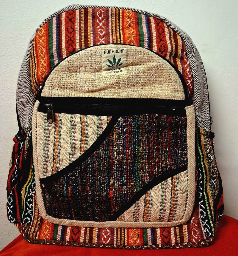Zaini in canapa naturale e cotone bio Shanti Shanti
