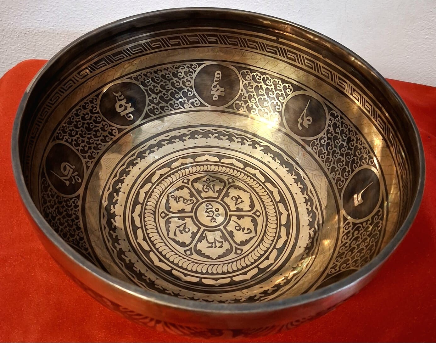 Campana tibetana decorata CT13