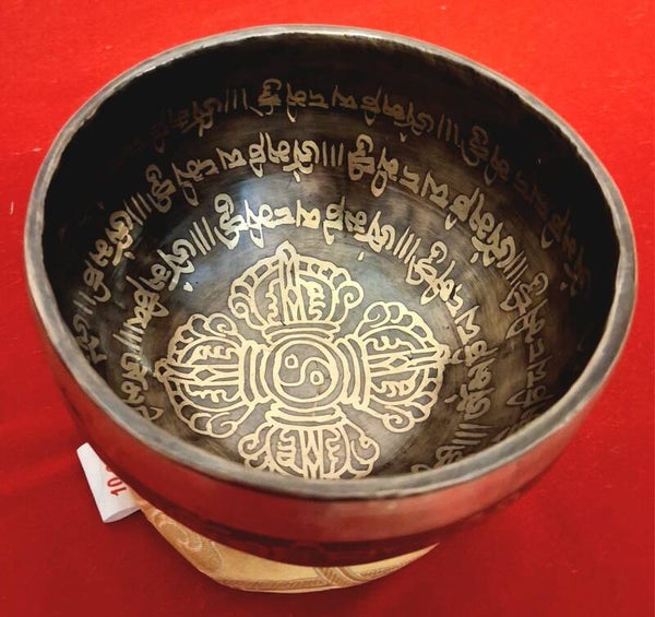 Campana tibetana decorata CT4