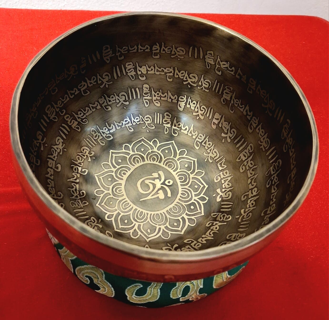 Campana tibetana decorata CT7