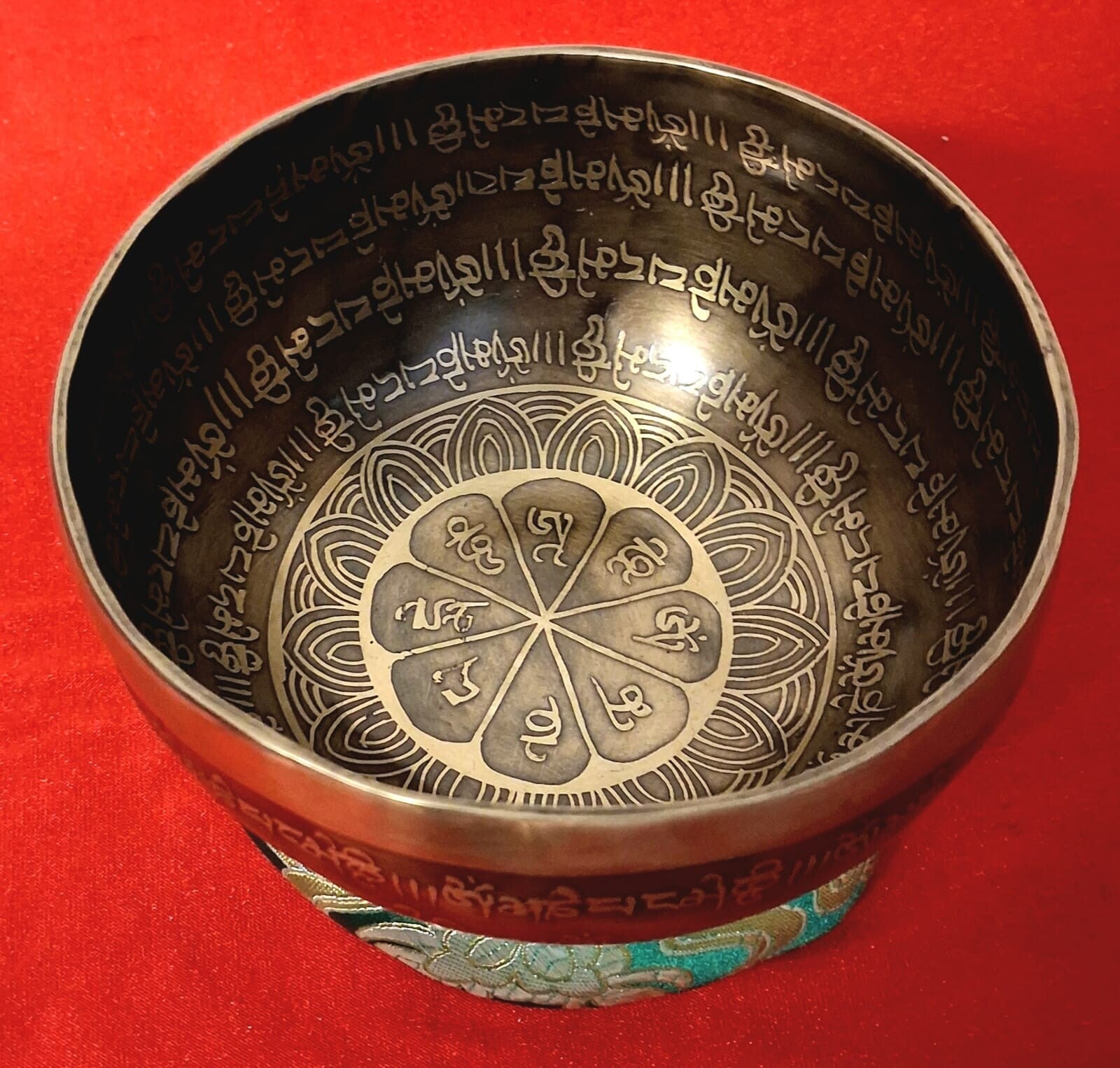 Campana tibetana decorata CT9