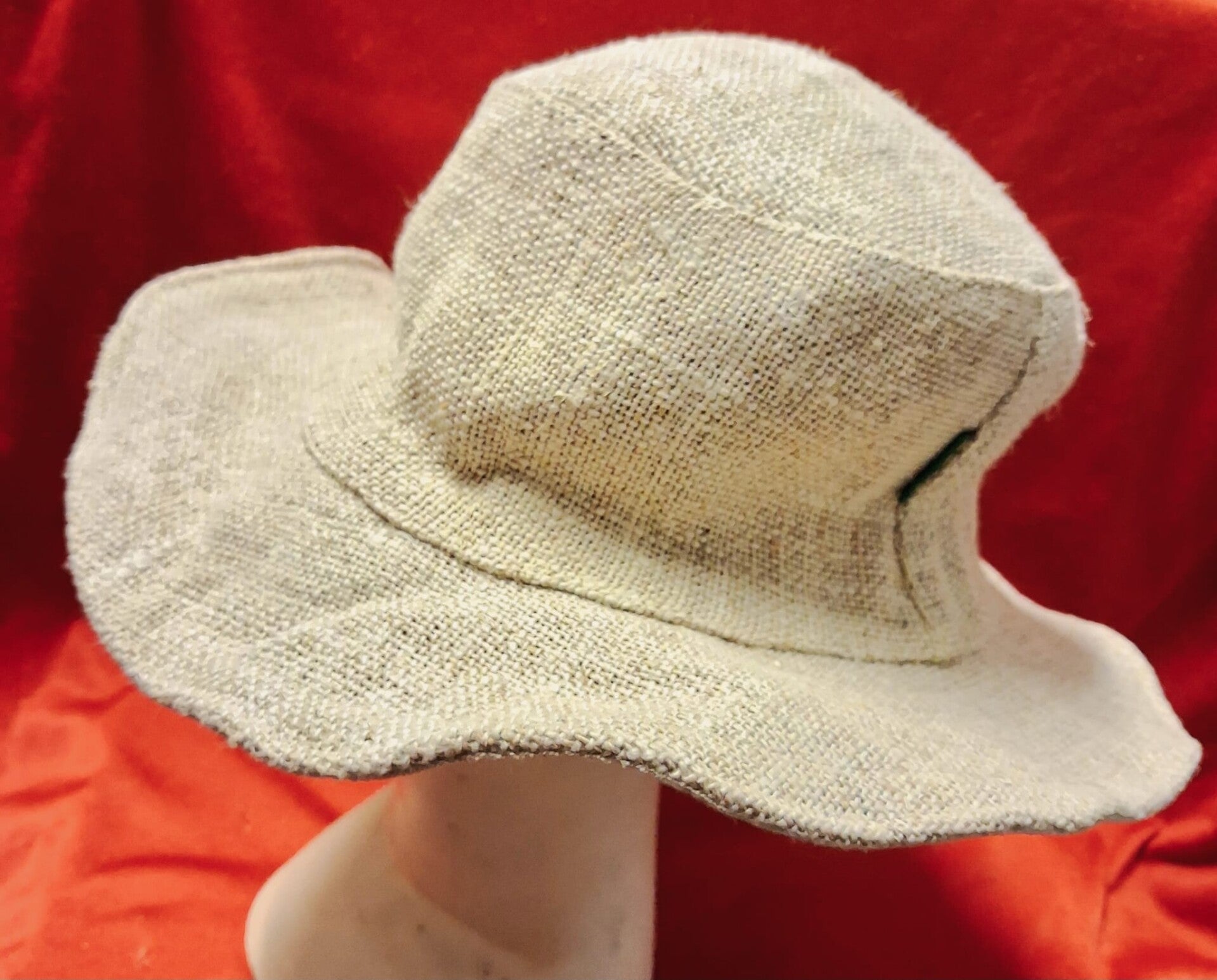 Cappello in canapa naturale mod Safari fatto a mano