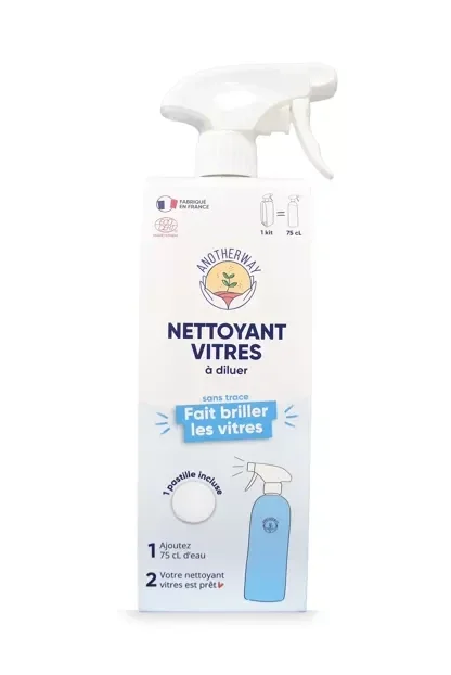 Spray Nettoyant Vitres à Diluer Sans Traces - Kit de démarrage