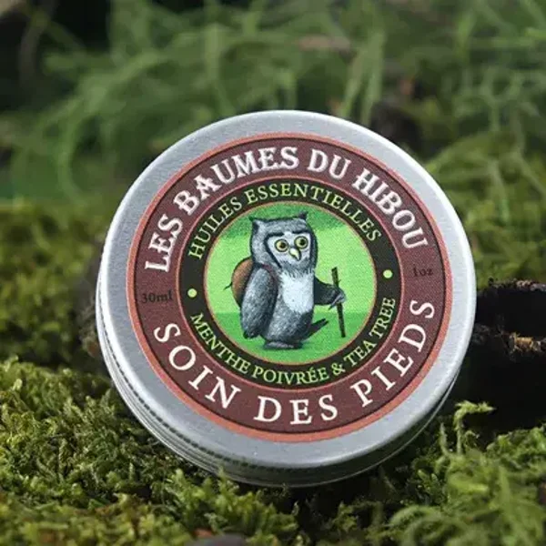 Baume soin des pieds biologique 30 ml - LES BAUMES DU HIBOU