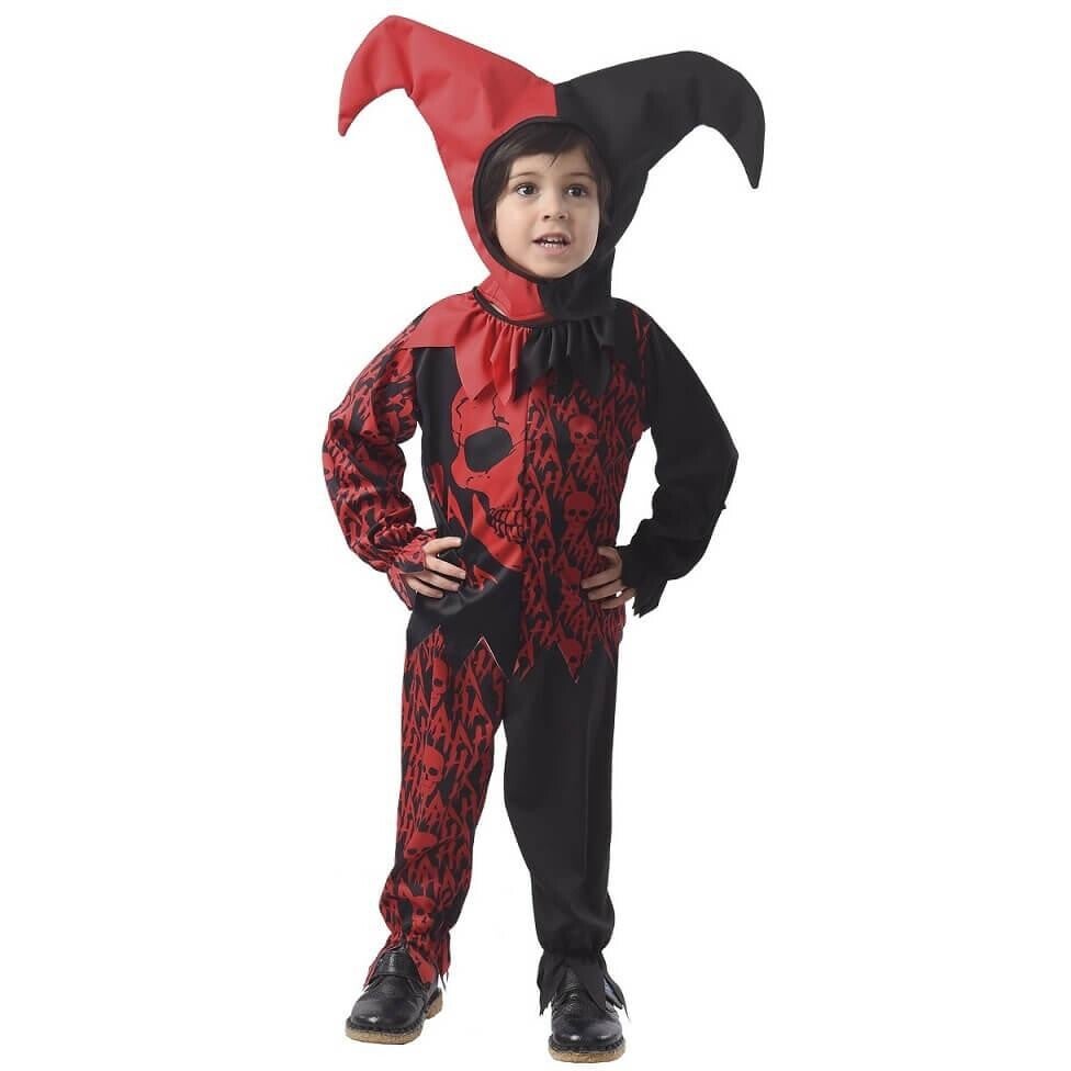 Déguisement de bouffon diabolique - enfant - taille 1 - 2 ans